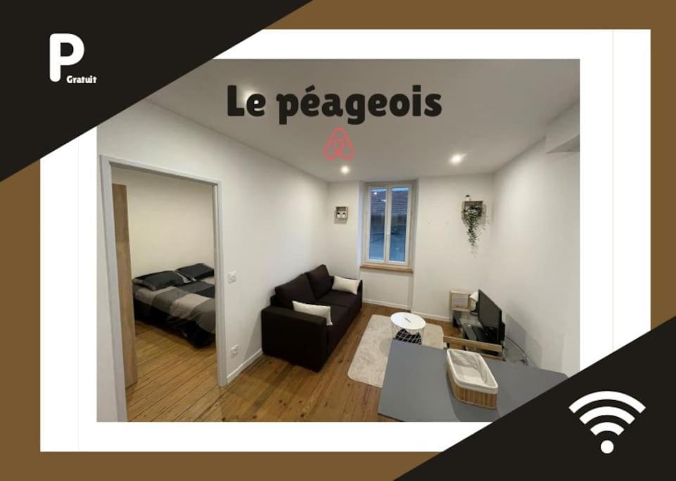 Le Peageois : Appartement Lumineux Et Calme Bourg de Peage Bagian luar foto